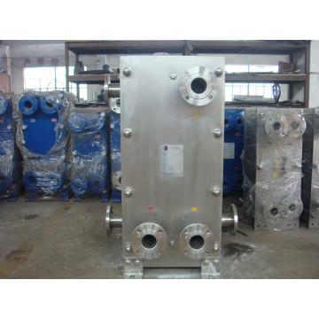 Intercambiador de calor de placa para enfriamiento de plantas de acero metalurgia